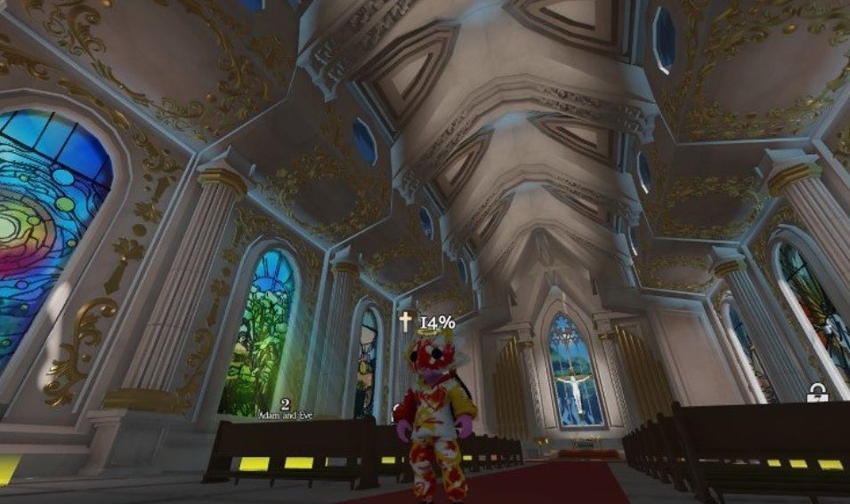 Kathedrale im Spiel 'Meta Saint'